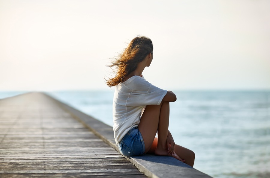 girl sitting